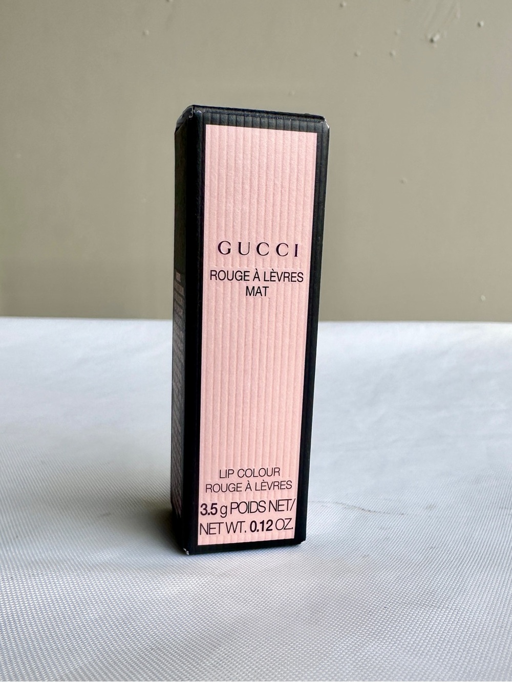 GUCCI Rouge À Lèvres Mat Lipstick 120 Sonia Light Beige NIB